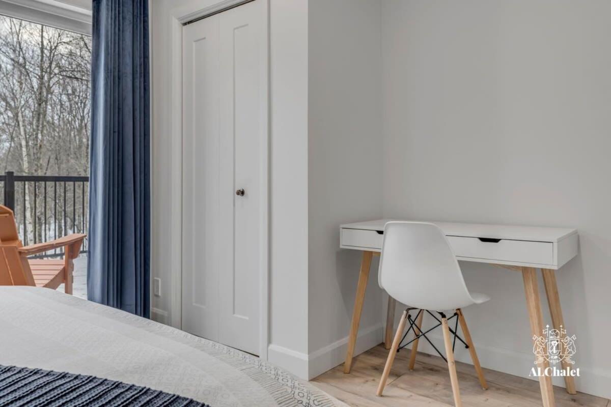 Chalet Bellevue Luxe Avec Spa Et Local A Velo Pont-Rouge Bagian luar foto