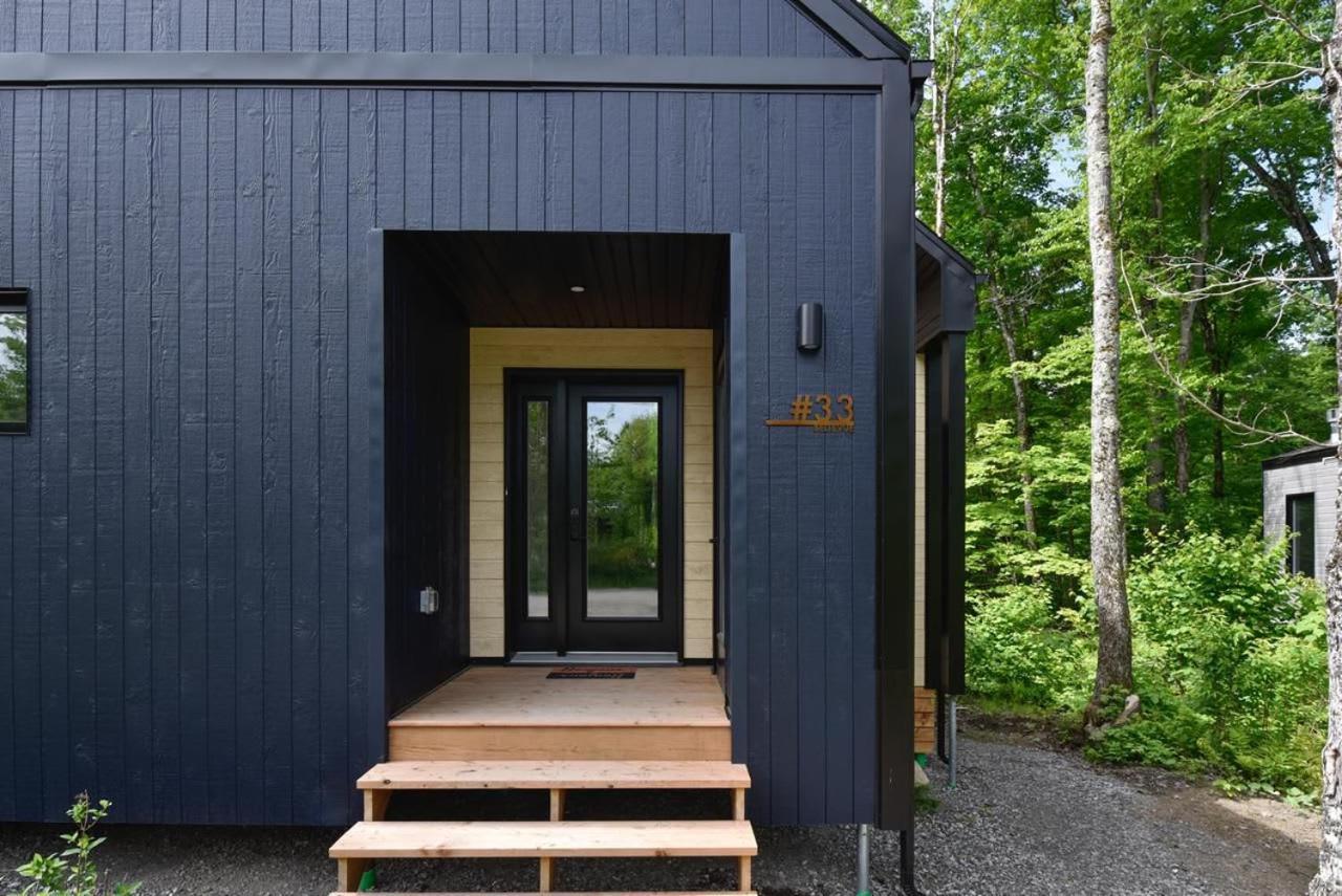 Chalet Bellevue Luxe Avec Spa Et Local A Velo Pont-Rouge Bagian luar foto